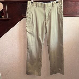 GAP Men's 31W X 30L Tan Straight Fit Casual Work Wear Office Job Casual Pants